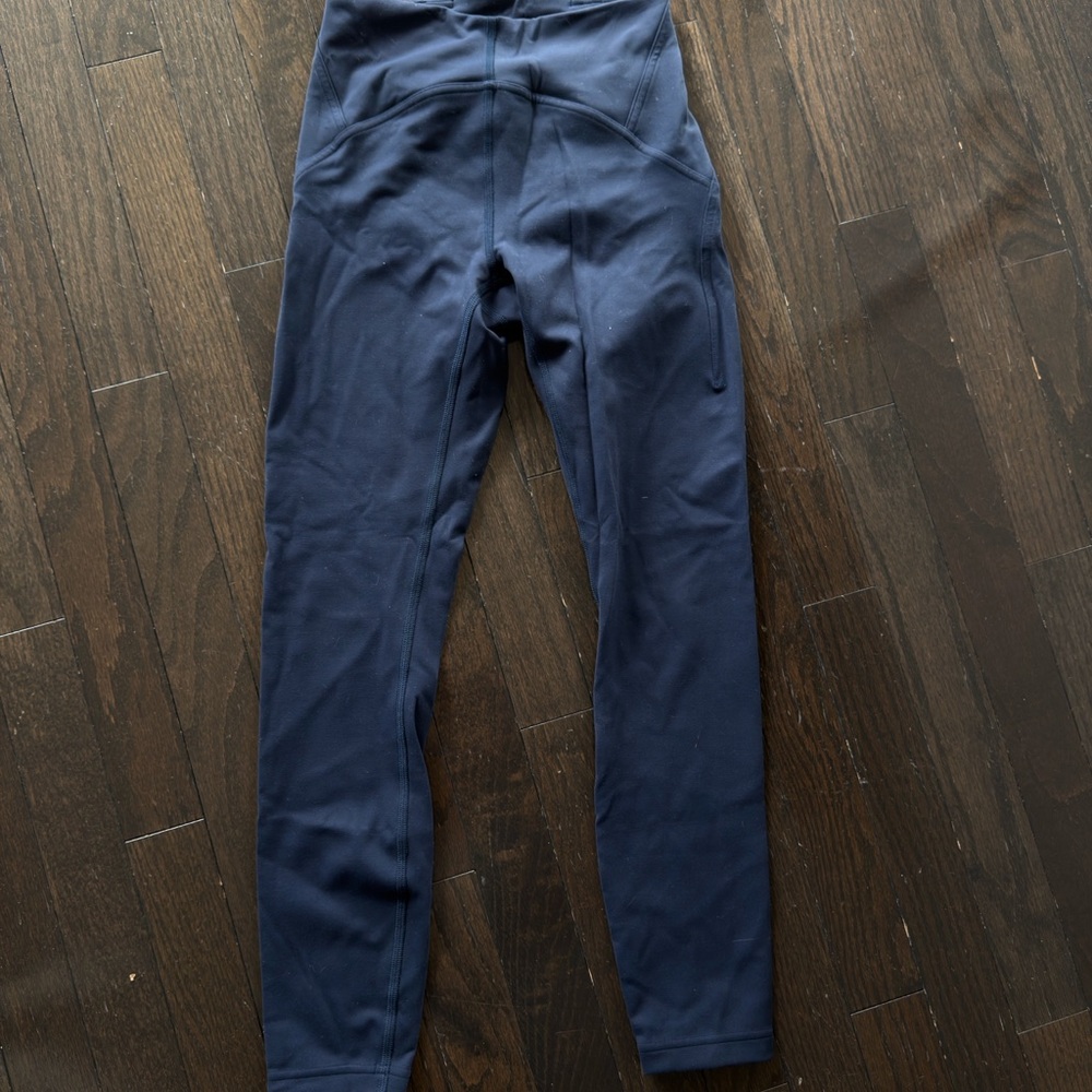 Navy High-Waist 7/8 lululemon Leggings